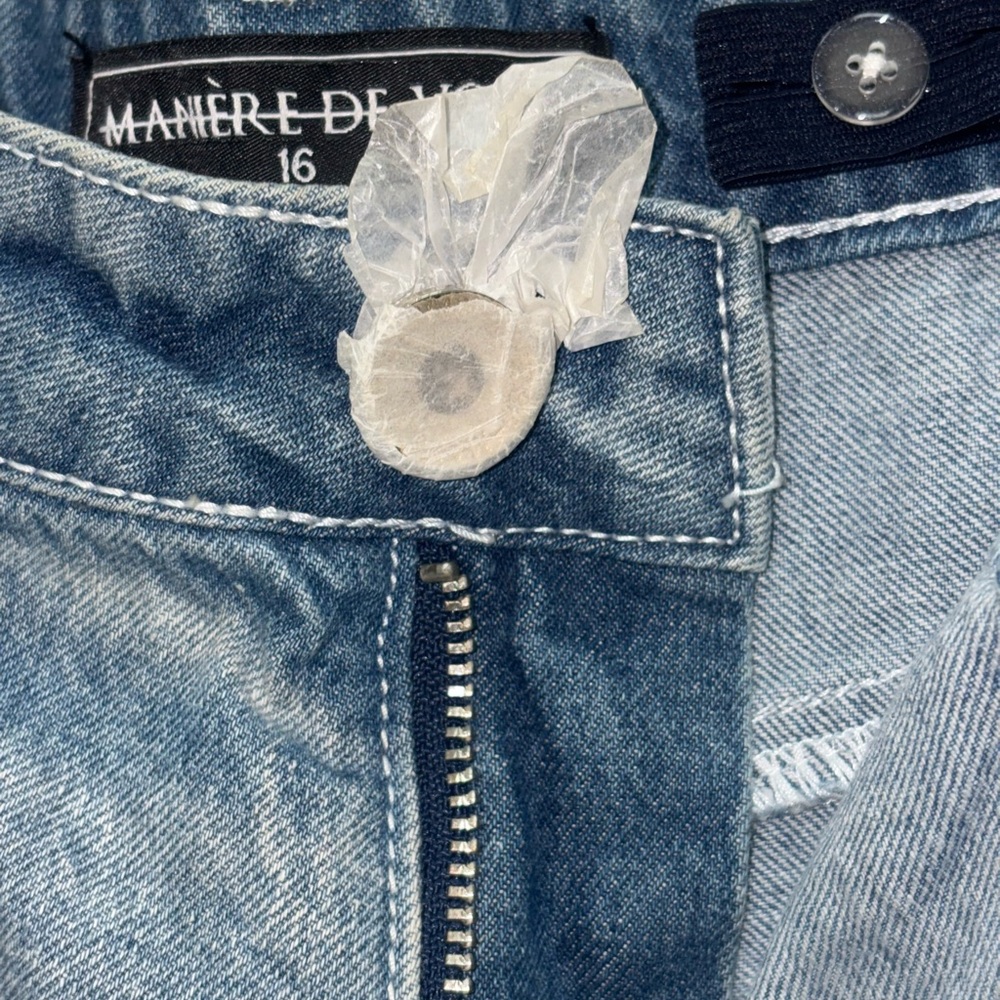 Maniere De Voir Denim Blue Boyfriend Jeans - LOOKING TO GET RID OF ASAP - Picture 2 of 8